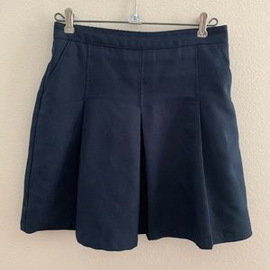 Nautica Uniform Skirt w/ Shorts, Navy, Size 14